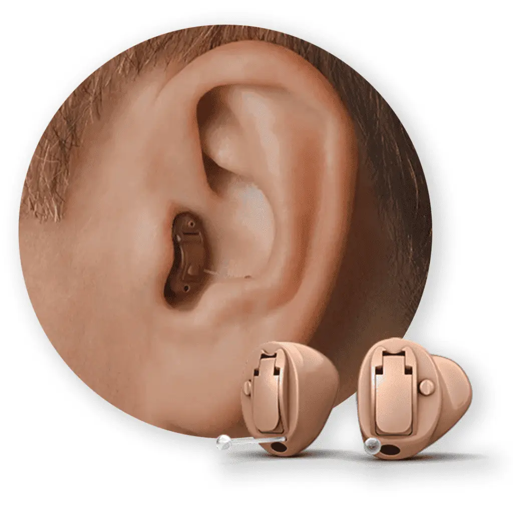 Completely in Canal CIC hearing aid invisible custom hearing device