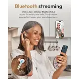 Bluetooth hearing aid streaming audio from phone and TV